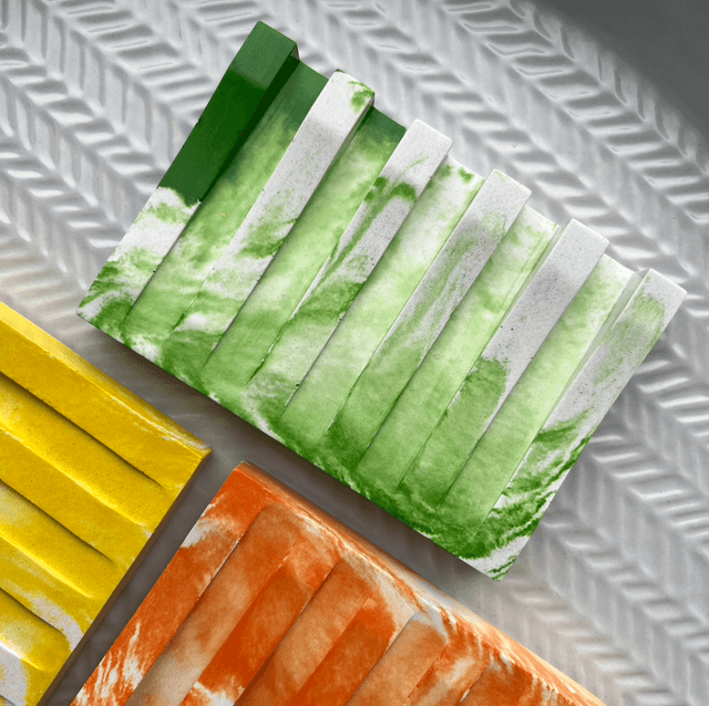Soap dish - grooved